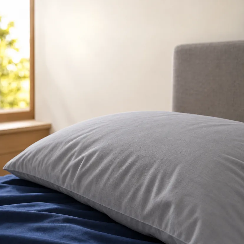 Bantal yang sama, bersih tanpa rambut