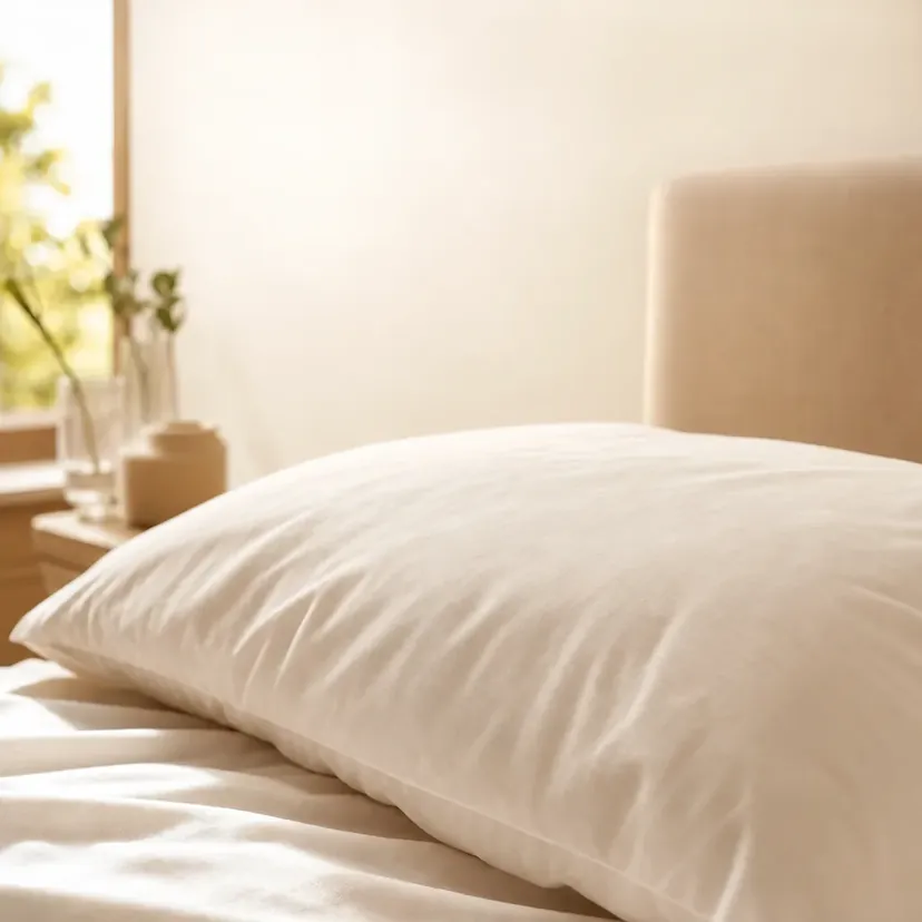 Bantal yang sama, bersih tanpa rambut